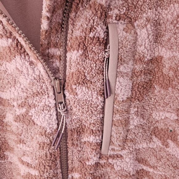 Outdoor Voices | Unisex Primo Fleece Full Zip Deep Taupe Cloud Size Large - Picture 8 of 13